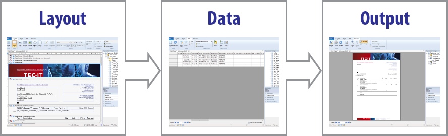 Variable data printing software