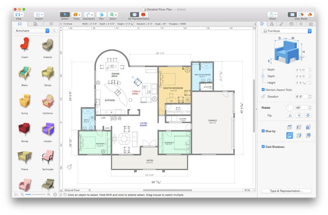 Floor plan for mac